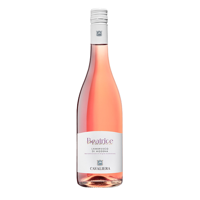 Lambrusco Grasparossa biologico DOP rosato frizzante secco Cavaliera