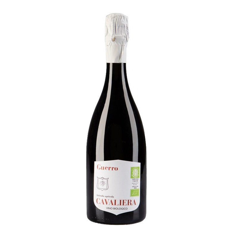Guerro Lambrusco Grasparossa biologico DOP frizzante secco Cavaliera.