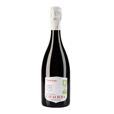 Guerro Lambrusco Grasparossa biologico DOP frizzante secco Cavaliera.