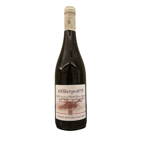 Colli Tortonesi DOC Barbera 19 Marzo 1878 2021 Vigneti Giacomo Boveri