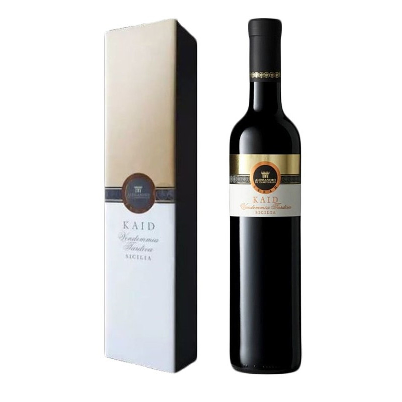 Sicilia Doc Kaid Syrah vendemmia tardiva Alessandro di Camporeale